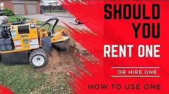 Stump grinding techniques and advice Part 2