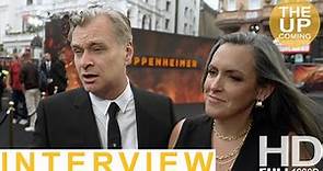 Christopher Nolan & Emma Thomas interview on Oppenheimer at London premiere