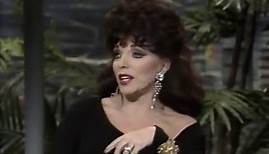 Joan Collins 1992 appearance on "Tonight Show."