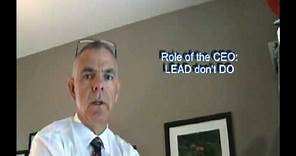 Role of the CEO Chief Executive Officer