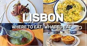 🍽️ the TOP foods you must try in LISBON and where to eat them 🇵🇹 #114