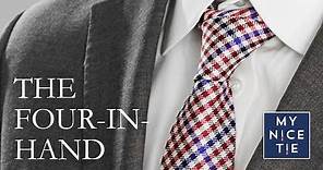 How to Tie a Tie: THE FOUR-IN-HAND KNOT | How to Tie a Tie Easy