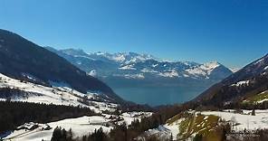 4K Gersau, Schwyz SWITZERLAND アルプス山脈