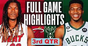 Milwaukee Bucks vs. Miami Heat Highlights HD 3rd-QTR | 28, 2023 NBA Regular Season