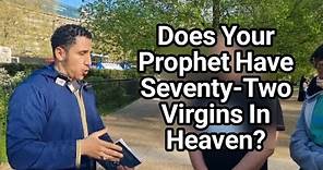Does Your Prophet Have Seventy-Two Virgins In Heaven? Shamsi and Visitor Speakers Corner Sam Dawah