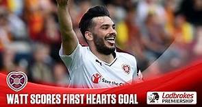 Watch Tony Watt score first goal for Hearts!