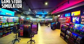 Opening A Gaming Store | Game Store Simulator | First Look