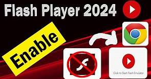 Flash Player for chrome 2024 | How To Enable Adobe Flash Player On Chrome 2024 | flash player 2024