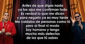 Daddy Yankee, Marc Anthony - De Vuelta Pa La Vuelta (Letra/Lyrics)