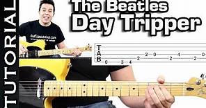 Como tocar DAY TRIPPER de THE BEATLES (se puede tocar en cualquier guitarra)