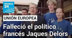 Falleció el político Jaques Delors, ‘el arquitecto’ de la Unión Europea
