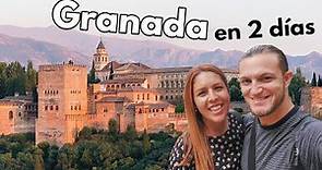 GRANADA en 2 días ¿Qué ver y hacer? 📌 GUÍA DE VIAJE (4K) Andalucía - España