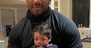 Russell Wilson posts adorable video of his 1-month-old, Win