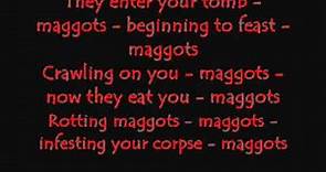 Cannibal Corpse - Skull Full of Maggots (Lyrics)