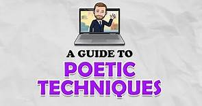 A Guide to Common Poetic Techniques and Devices