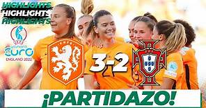 HIGHLIGHTS | Países Bajos 3-2 Portugal | UEFA Womens Euro 2022 -J2 | TUDN