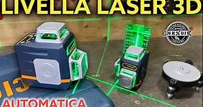 Livella laser autolivellante a 360 gradi 30 metri. CM701 e CM720. Per piastrelle, mensole e quadri