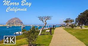 [4K] Morro Bay - California USA - Walking Tour