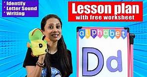 Letter Dd | Free worksheet, Craft & Story | Alphabet D Song | Learn to read & write | Phonics|