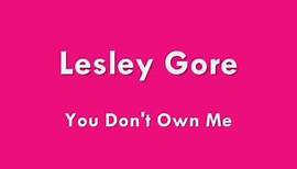Lesley Gore - You Don't Own Me - 1963