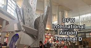 Dallas Fort Worth (DFW) International Airport Terminal D - Walking Tour [4K]