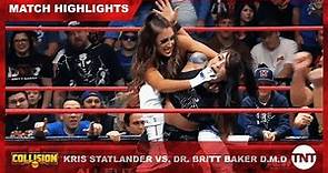Kris Statlander and Britt Baker Battle For TBS Title | AEW Collision | TNT