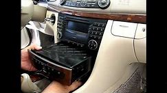 How to Remove Radio / Navigation / CD Player from Mercedes E320 E350 for Repair