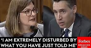 WATCH: Josh Hawley Stunned By Answer From Federal Energy Regulatory Commissioner On Speech To Donors