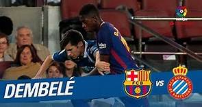 El debut de Ousmane Dembélé como nuevo jugador del FC Barcelona