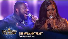 The War and Treaty Perform "On My Own" by Patti LaBelle | CMT Smashing Glass