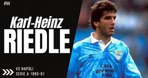 Karl Heinz Riedle ● Skills ● Lazio 0:2 Napoli ● Serie A 1990-91
