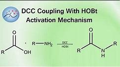 DCC Coupling With HOBt Activation Mechanism | Organic Chemistry