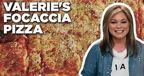 Valerie Bertinelli's Focaccia Pizza | Valerie's Home Cooking | Food Network