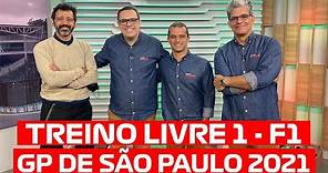 TREINO LIVRE 1 FÓRMULA 1 - NARRAÇÃO GP DE SÃO PAULO 2021 - AO VIVO | BANDSPORTS