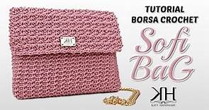 TUTORIAL BORSA/POCHETTE UNCINETTO - "Sofì" CROCHET BAG ♡ Katy Handmade