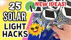 25 NEW and EXCITING Dollar Tree SOLAR LIGHT HACKS 2023 | Patio & Outdoor DIY SUMMER Decorations