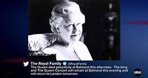 ABC News Special Report: Queen Elizabeth II dies at age 96
