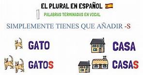 Aprender español: el plural en español 🏠🏠