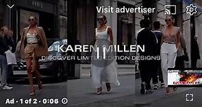 Karen Millen August 2023 YouTube Ad