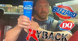 Dairy Queen DQ Mint Oreo Blizzard Food Review - Ryback Its Feeding Time