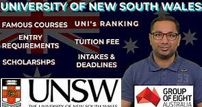 University of New South Wales | Top Australian Universities Go8