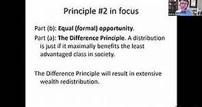 John Rawls and the Difference Principle
