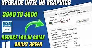 How To Upgrade Intel HD Graphics Driver 3000 To 4000 FREE on Windows 10, 11, 8, 7