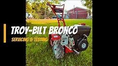 Servicing a Troy-Bilt Bronco Tiller