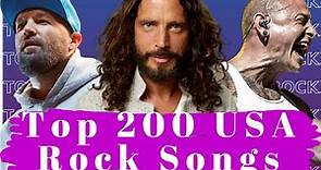Top 200 Most Listened American Rock Songs(101 - 200). Best USA Rock Music.
