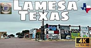 [4K] Lamesa, TX - A Cotton Farming Town - City Tour & Drive Thru