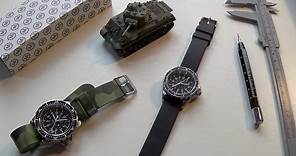 Genuine Military Watches - Marathon Diver Review & Comparison - Medium & GSAR Full Size Automatic