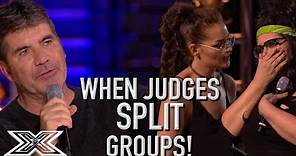 When Judges SPLIT GROUPS On X Factor UK! | X Factor Global
