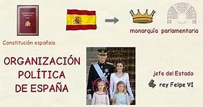 Aprender español: Organización política de España (nivel intermedio)