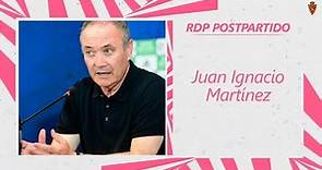 Rueda de prensa de Juan Ignacio Martínez | 20/5/2022 | Real Zaragoza